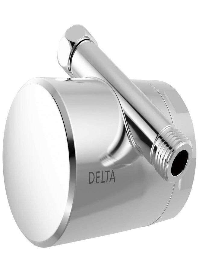 Delta Faucet Clarifi Standard Shower Filter Attachment with Filter Cartridge I Hard Water Softener I Overhead Shower Filter I Wall Mount Showerhead Filter I For Borewell/Tanker Water I Chrome 7SF100 - Image 1